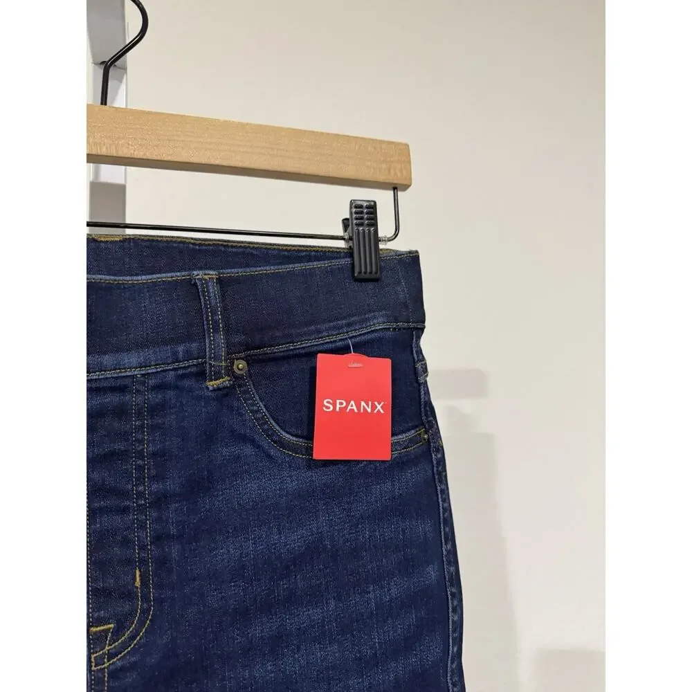 Spanx S Ankle Skinny Jeans In Midnight Shade $128 20342R NWT